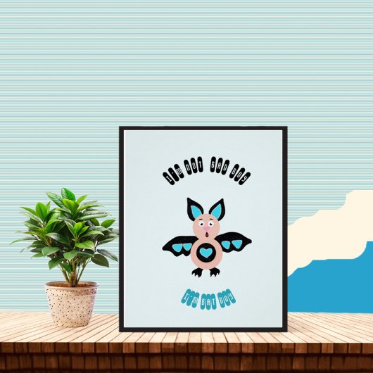 Kleine knuppel jongen perfect poster