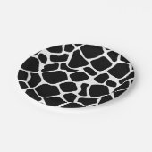 Kleine Koe afdrukken Baby shower Bord papier (Gekanteld)