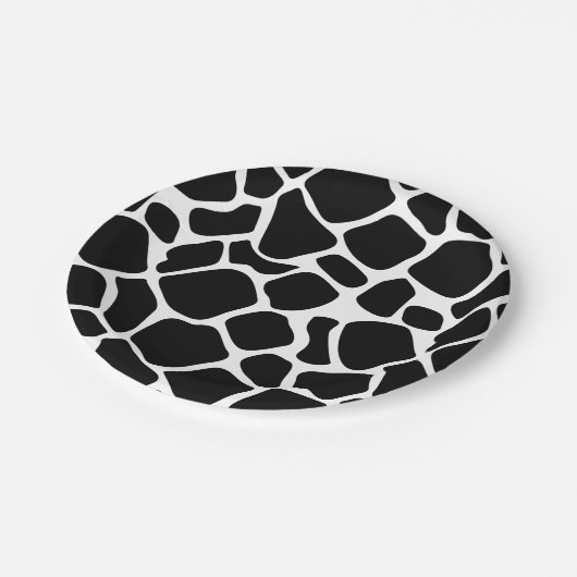 Kleine Koe afdrukken Baby shower Bord papier (Gekanteld)