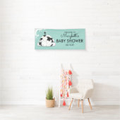 Kleine Koe Baby shower banner bevestigen (Insitu)