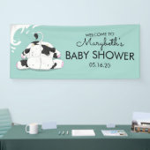 Kleine Koe Baby shower banner bevestigen (Beurs)