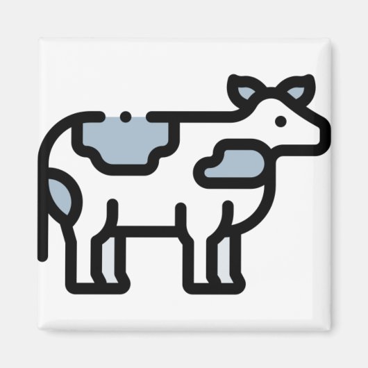 Kleine Koe Magneet (Voorkant)