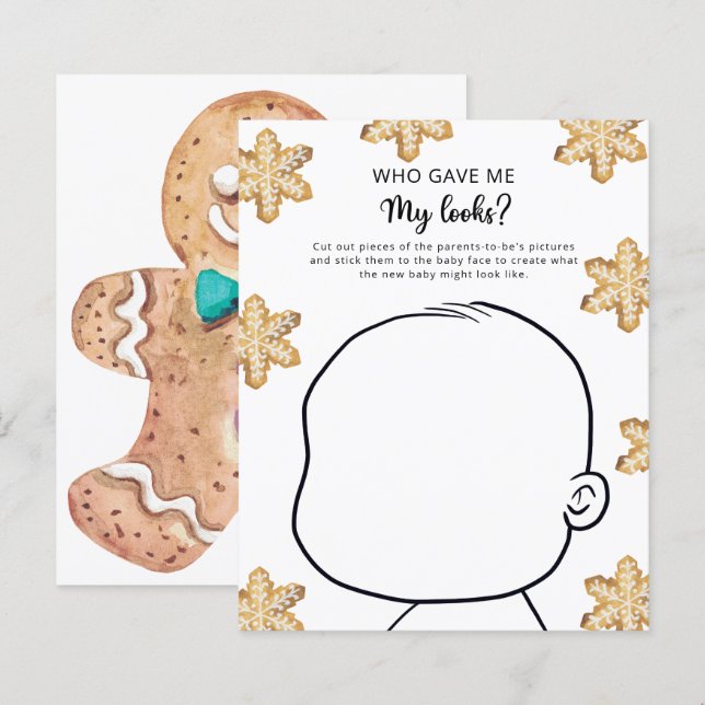 Kleine koekje - die me mijn looks spel gaf (Voorkant / Achterkant)