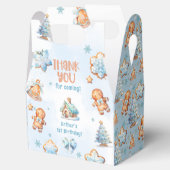 Kleine Koekjesjongen Kerstmis 1e verjaardag Bedank Bedankdoosjes (Geopend)