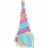 Kleine koepel, kotelkoepel, tuinkoepel, Pet, baard Sticker (Voorkant)