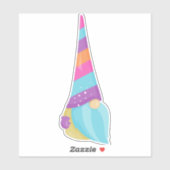 Kleine koepel, kotelkoepel, tuinkoepel, Pet, baard Sticker (Vel)