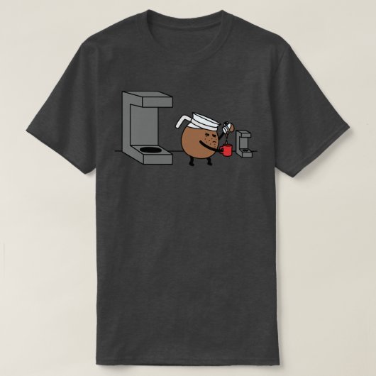 Kleine koffie t-shirt (Design voorkant)
