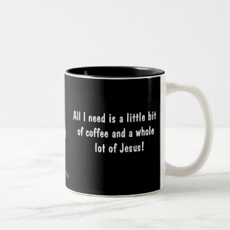 Kleine koffie Veel van Jezus gotGod316.com Tweekleurige Koffiemok
