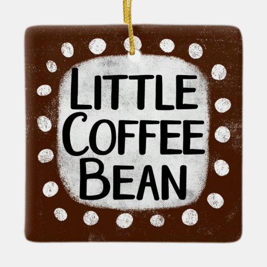 Kleine Koffieboon Ornament (Voorkant)