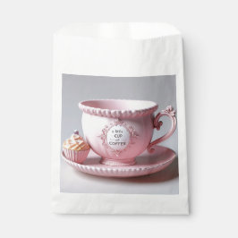 Kleine koffiekop, chocoladeverpakking, door Natash Bedankzakje