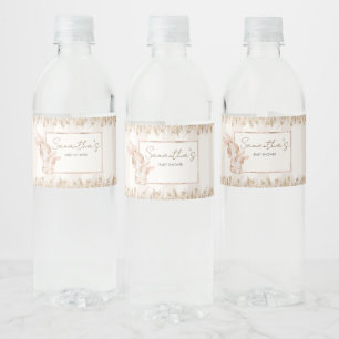 Kleine Konijn Baby Shower Waterfles Etiket