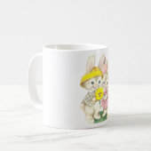 Kleine konijnen koffiemok (Voorkant links)