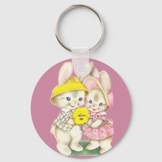 Kleine konijnen sleutelhanger (Voorkant)
