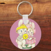 Kleine konijnen sleutelhanger (Voorkant)