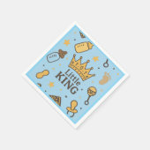Kleine Koning Baby Shower Servetten (Hoek)