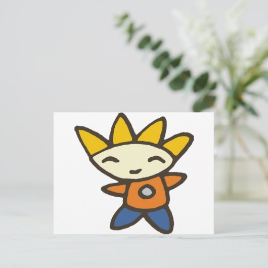 Kleine koning briefkaart (Staand voorkant)