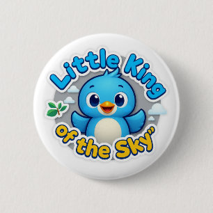 Kleine Koning van de Hemel Ronde Button 5,7 Cm
