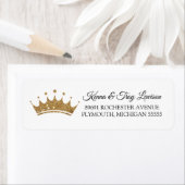 Kleine Koninklijke Kroonprins of Prinses Adres Etiket (Insitu)