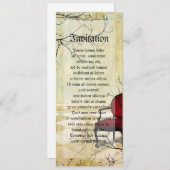 Kleine Koninklijke Stoel met bijkantoren Kaart (Voorkant / Achterkant)