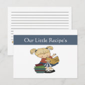 Kleine kookkaart briefkaart (Voorkant / Achterkant)