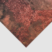 Kleine koper Glitter Ink Emerald Marble Tissuepapier (Detail)