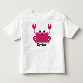 Kleine krab gepersonaliseerd kinder shirts