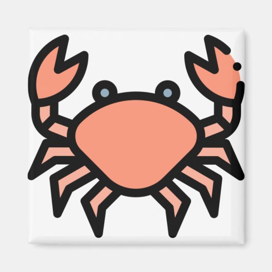 Kleine krab magneet (Voorkant)