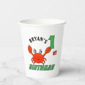 Kleine krab papieren bekers (Voorkant)