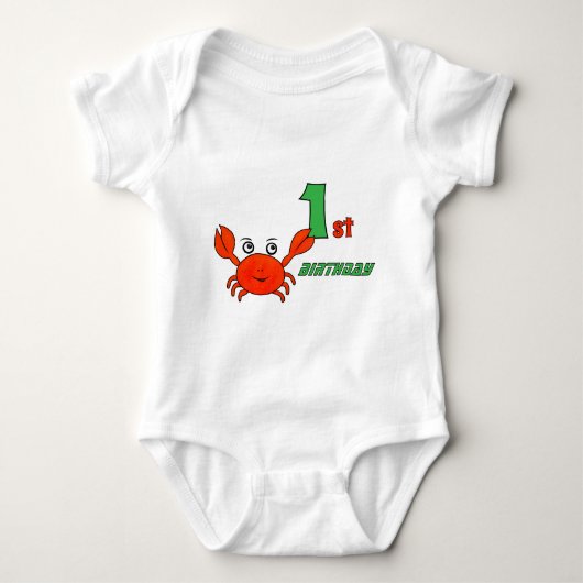 Kleine krab romper (Voorkant)