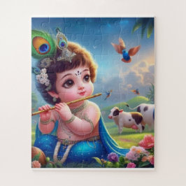 Kleine Krishna 50-delige puzzel" Legpuzzel