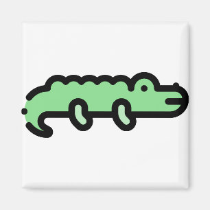 Kleine krokodil magneet