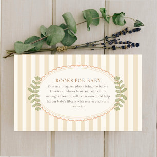 Kleine Kuiken Baby Shower Boek voor Baby Enclosure Informatiekaartje