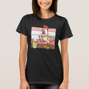 Kleine Kuiken Boer Boerderij Vogels Kip T-shirt