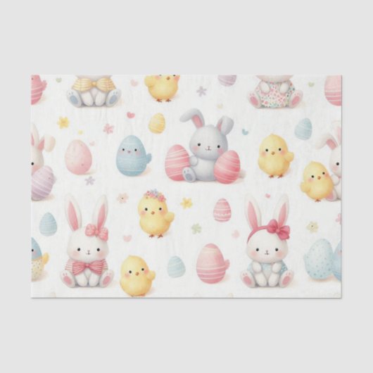 Kleine Kuikens & Bunny's Tissuepapier (Voorkant)
