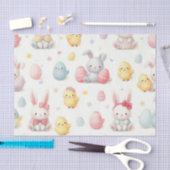 Kleine Kuikens & Bunny's Tissuepapier (Craft)