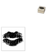 Kleine kus rubberstempel (Gestempeld)