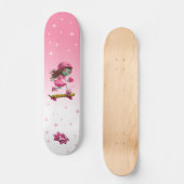 Kleine L Zombie Meisje Skateboard (Voorkant)