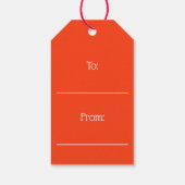 Kleine Labels met kerstcadeautjes voor de Rode Ker Cadeaulabel (Achterkant)