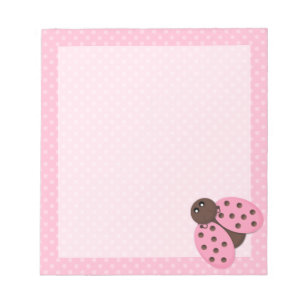 Kleine ladybug-laptop notitieblok