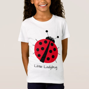 Kleine Ladybug leuke cartoon met rode, girale kind T-shirt