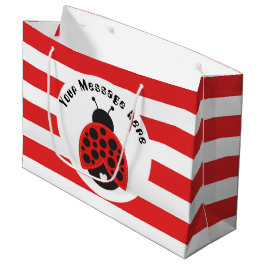 Kleine ladybug voegt berichtpartijtas toe large cadeautasje