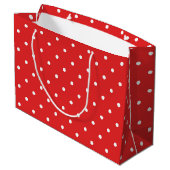 Kleine ladybug voegt berichtpartijtas toe large cadeautasje (Achterkant Gekanteld)