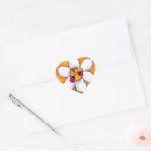 Kleine Ladybugs Hart Sticker (Envelop)