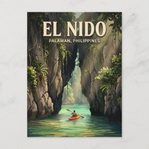 Kleine Lagune, El Nido Filipijnen Briefkaart