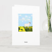 Kleine Lam Kinderdoop Kaart (Achterkant)