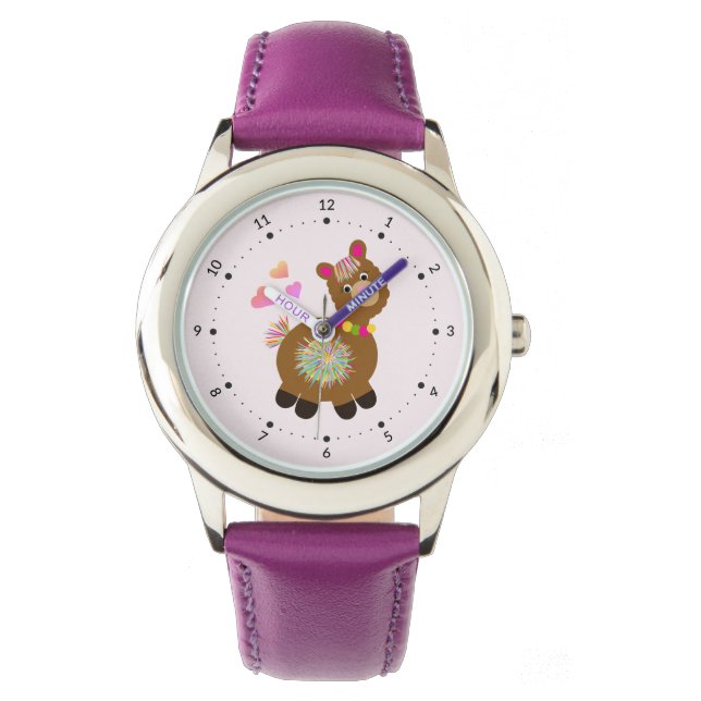 Kleine Lama Horloge (Voorkant)