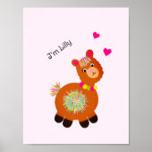 Kleine Lama Poster (Voorkant)