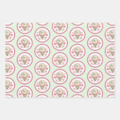 Kleine Lamb Retro Inpakpapier Vel (Voorkant 2)