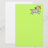 Kleine lammeren briefpapier (Voorkant / Achterkant)