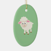 Kleine lammeren keramisch ornament (Rechts)